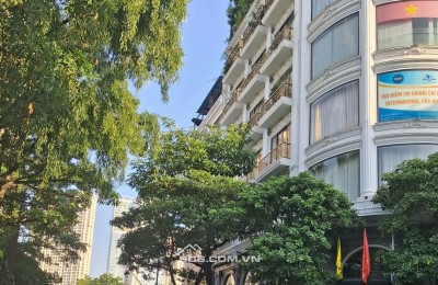 Bán gấp tòa nhà VP kđt Nam Trung Yên, DT 127 m2 7T mặt tiền 9m dòng tiền khủng